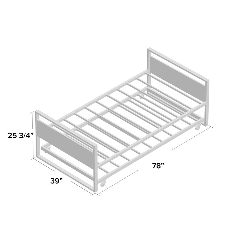 Trent Austin Barrett Metal Daybed with Trundle PullOut & Reviews